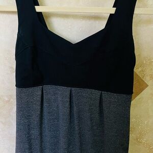 lululemon athletica Black and Gray Tank Top